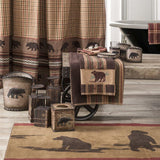 Black Bear Wastebasket