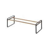 Stackable Shoe Rack (7" H)  - Steel + Wood