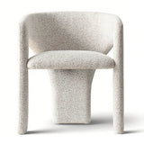 Khloe Modern Chenille Dining Chair with Arms (1-Piece)