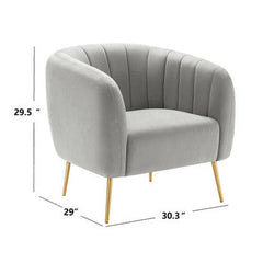 Modern Channel Accent Chair