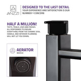 Naiadi Single Hole Single Handle Bathroom Faucet in Oil Rubbed Bronze