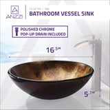 Arc Series Vessel Sink in Autumn Dusk
