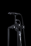 Suni 3-Handle Claw Foot Tub Faucet with Hand Shower