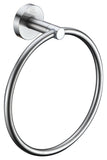 ANZZI Caster Towel Ring, RHINO ALLOY Certified Stainless Steel & Zinc, Scratch Resistant Surface, 5 lb. Capacity, Multiple Finishes