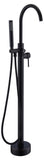 Coral Series 2-Handle Freestanding Tub Faucet with 60 in. Euro-Grip Hand Sprayer