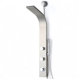 Cici Series 39 in. 2-Jetted Shower Tower with Heavy Rain Shower and Body Jets and Spray Wand