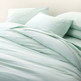 200TC Cotton Percale Solid Duvet Cover Set