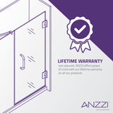 Halberd Series 59 to 60 in. x 72 in. Sliding Framed Shower Door with Tsunami Guard Tempered Glass