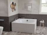 Abyss 59" Freestanding Bathtub in White
