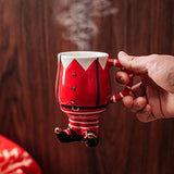 Christmas Santa's Elf Mug - Hand Painted - 14 oz 6