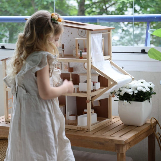 ROBUD Wooden Dollhouse - Bohemian