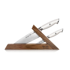 TKSC 3-Piece TAI Block, Forged Swedish Powder Steel, Walnut, Thomas Keller Signature Collection, White, 1025576