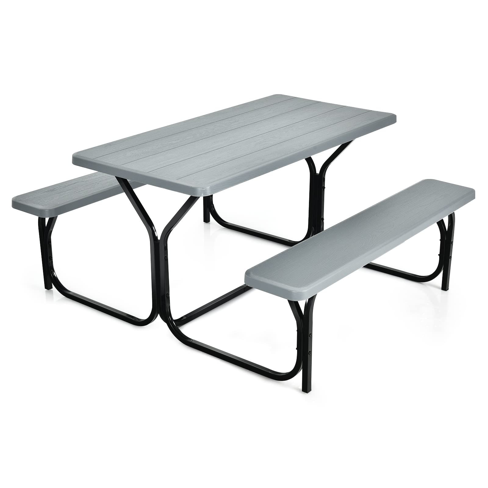 Tangkula Picnic Table Bench Set