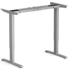 Tangkula Dual-Motor Electric Standing Desk Frame, Width & Height Adjustable Stand up Desk Base