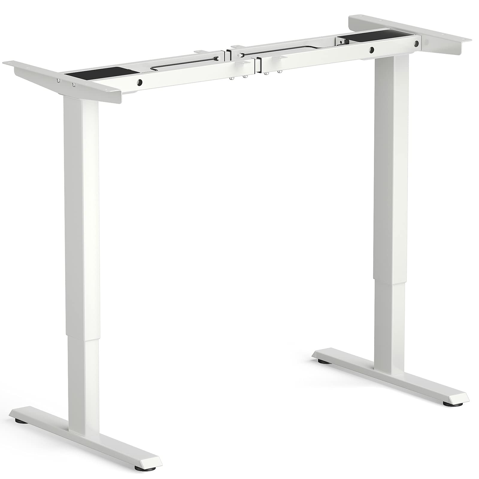 Tangkula Dual-Motor Electric Standing Desk Frame, Width & Height Adjustable Stand up Desk Base