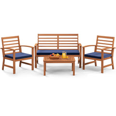 Tangkula 4 Pieces Outdoor Furniture Set