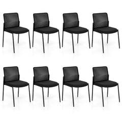 Tangkula Stackable Conference Room Chairs Set