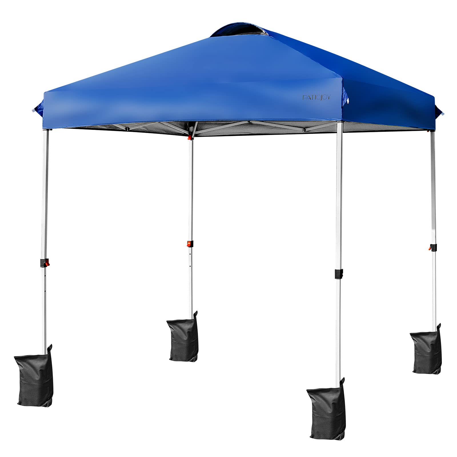 Outdoor Pop-up Canopy Tent, 6.6 x 6.6 FT Height Adjustable Commercial Instant Canopy