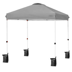 Outdoor Pop-up Canopy Tent, 6.6 x 6.6 FT Height Adjustable Commercial Instant Canopy