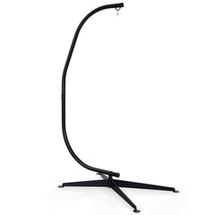 Hammock Stand, Steel C Stand for Hanging Chair, 360-Degree Rotation Egg Chair Stand