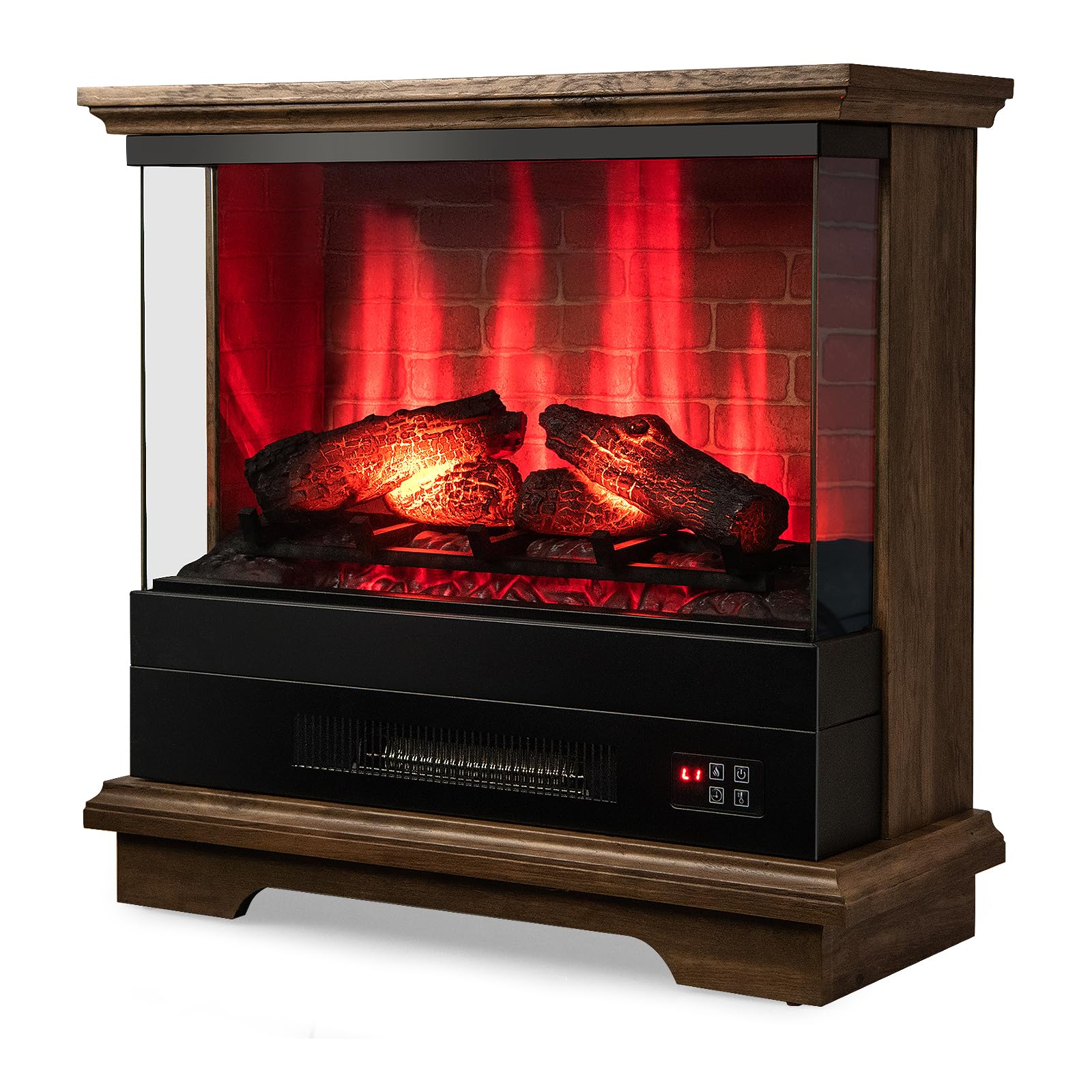 Tangkula 27 Inches Electric Fireplace Heater