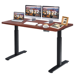 Tangkula 55 x 28 Inch Electric Standing Desk, Height Adjustable Sit to Stand Desk