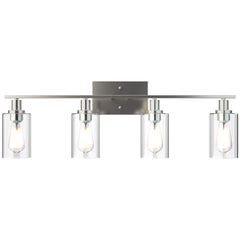 Tangkula 3, 4 Light Wall Lamp, Modern Glass Wall Sconces