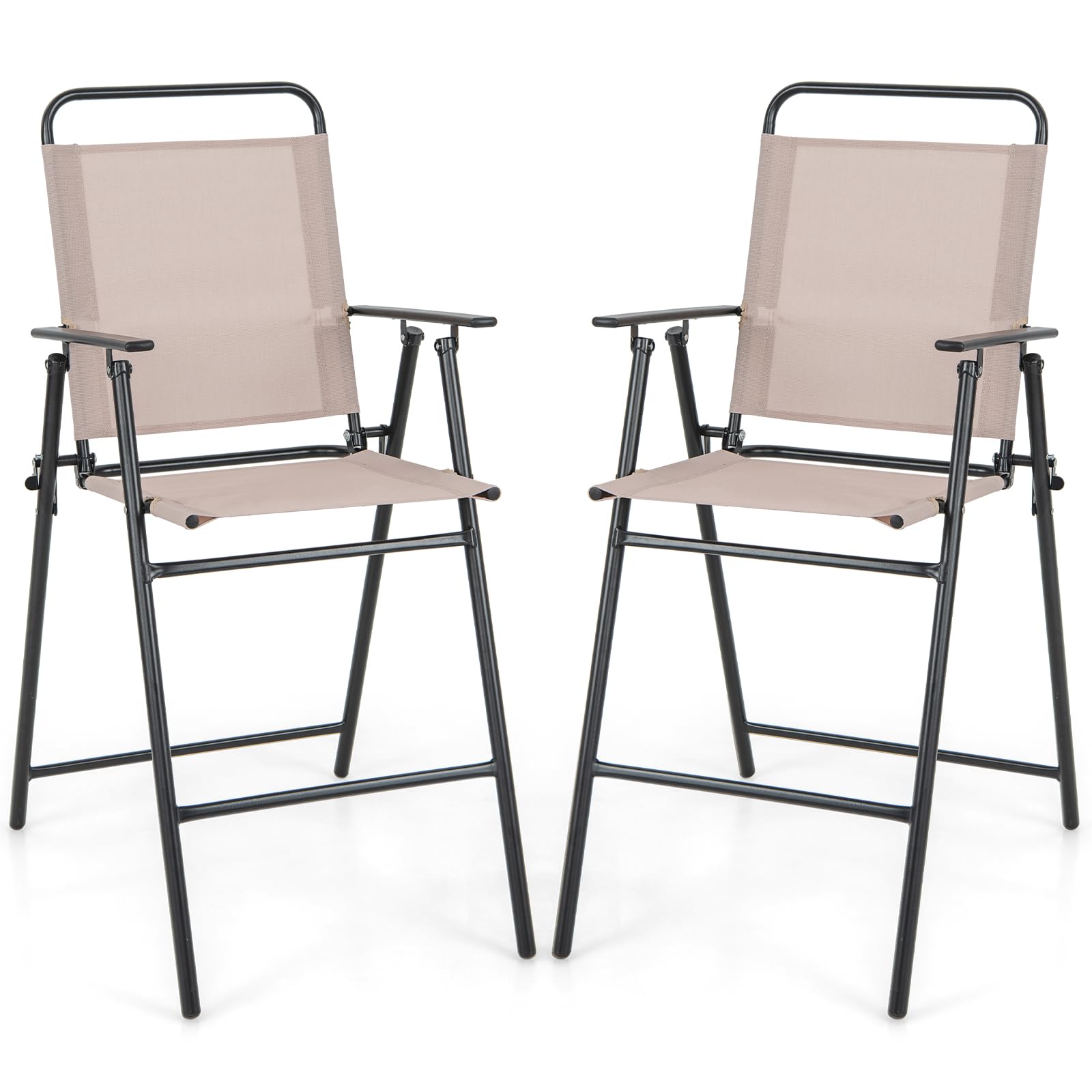 TAGNKULA Outdoor Folding Bar Stool Set of 2/4