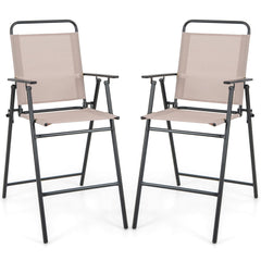 TAGNKULA Outdoor Folding Bar Stool Set of 2/4