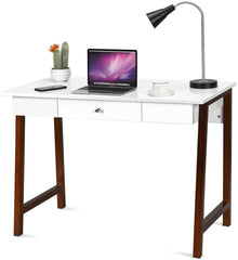 Tangkula Computer Desk with Storage Drawers