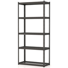 Tangkula 5-Tier Garage Storage Shelves, Heavy Duty Metal Storage Shelving Unit, 35.5" L x 15.5" W x 72" H