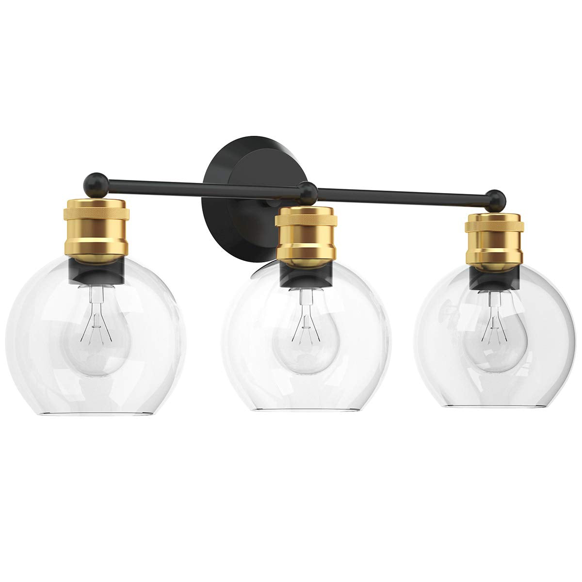 Tangkula Vintage 3 Light Vanity Wall Light