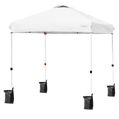 Outdoor Pop-up Canopy Tent, 6.6 x 6.6 FT Height Adjustable Commercial Instant Canopy