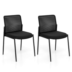 Tangkula Stackable Conference Room Chairs Set