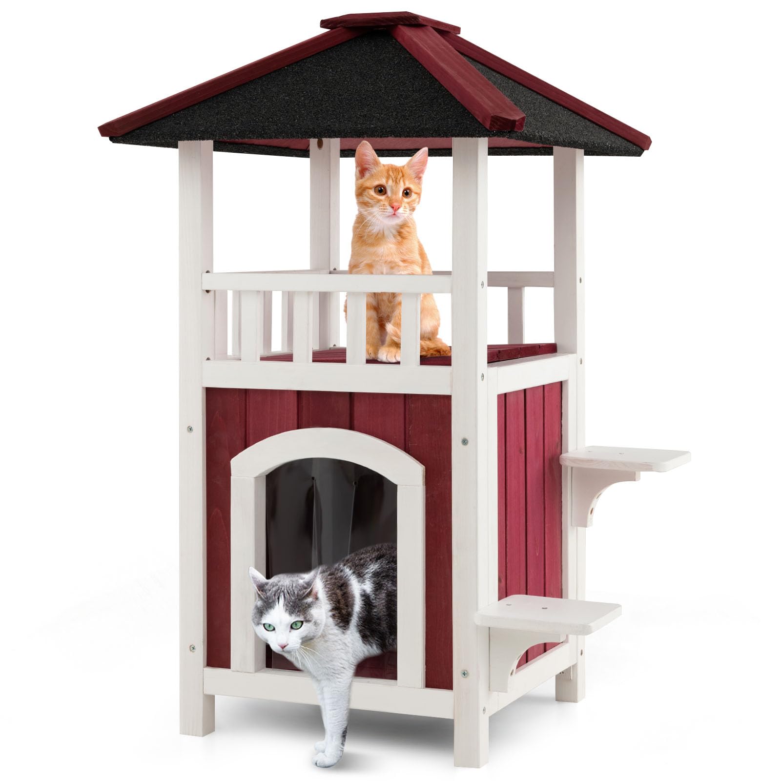 Tangkula Outdoor Cat House