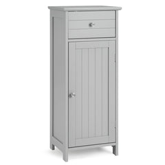 Tangkula Bathroom Floor Cabinet, Freestanding Storage Cabinet with Adjustable Shelf and Drawer, 14 x 12 x 34.5 Inches