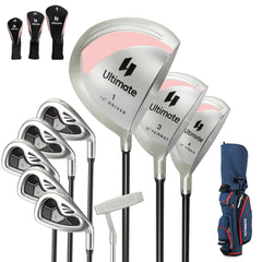 Tangkula 10 Pieces Women's Complete Golf Clubs Package Set Right Hand