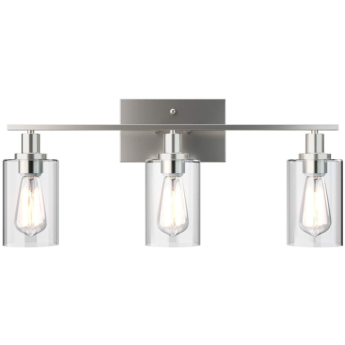 Tangkula 3, 4 Light Wall Lamp, Modern Glass Wall Sconces