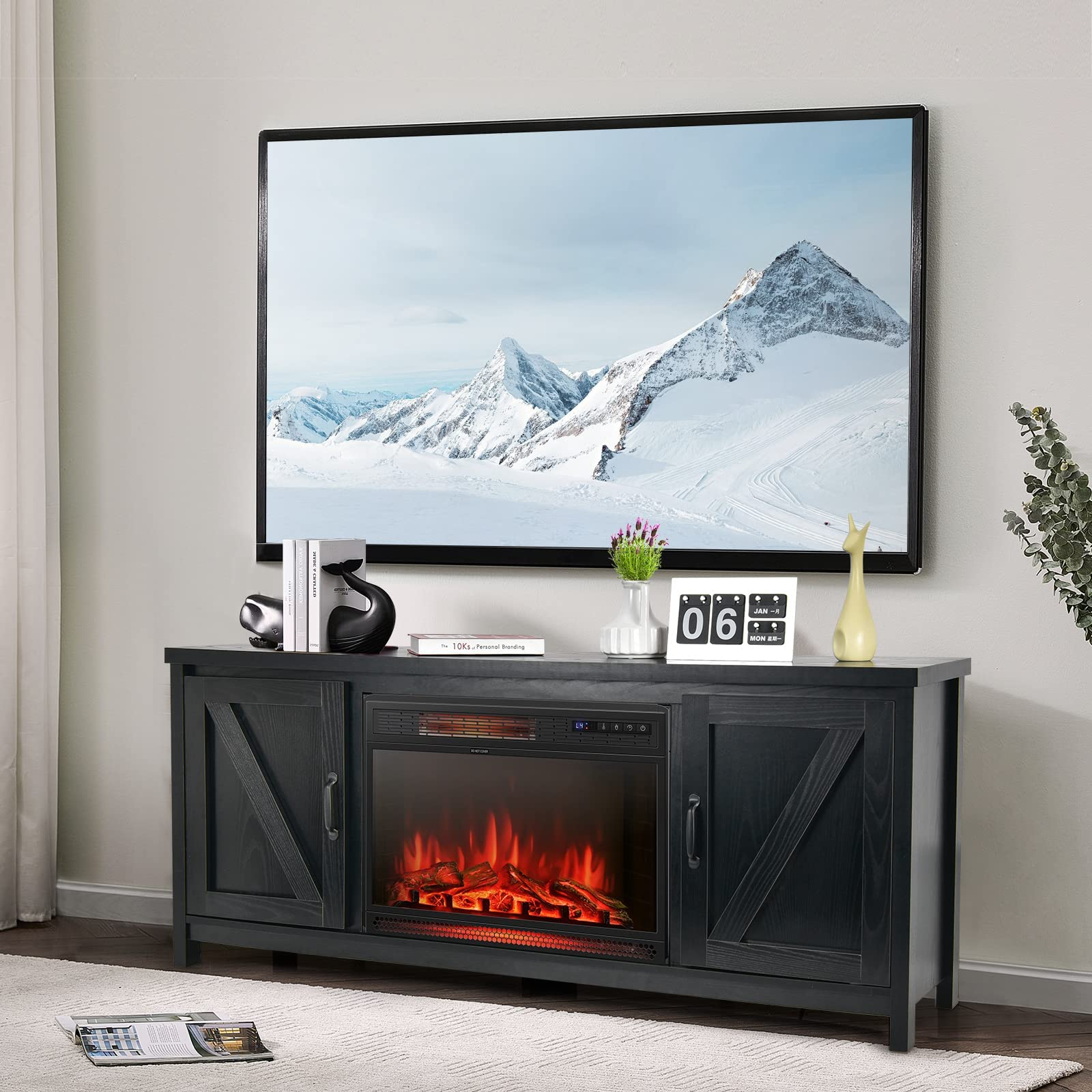 Fireplace TV Stand for TVs Up to 65 Inch