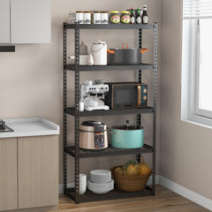 Tangkula 5-Tier Garage Storage Shelves, Heavy Duty Metal Storage Shelving Unit, 35.5" L x 15.5" W x 72" H