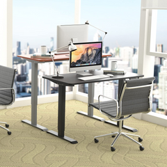 Tangkula Electric Standing Desk, Height Adjustable Motorized Office Desk