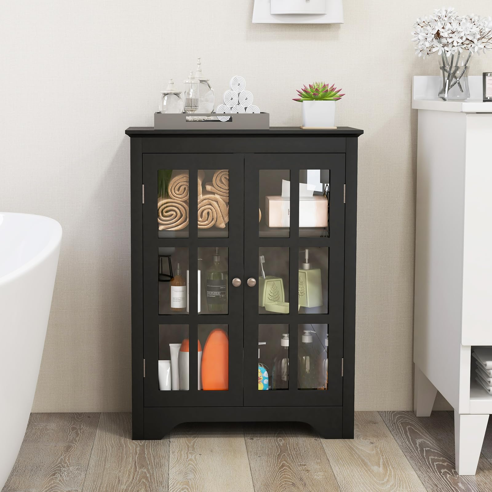 Tangkula Bathroom Floor Cabinet