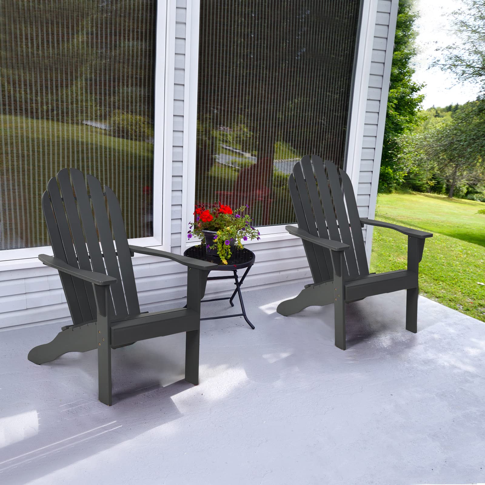 Adirondack Chair,  for Patio Deck Lawn Backyard, Garden Adirondack Furniture