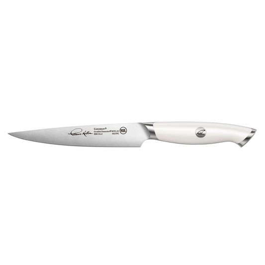 TKSC 5-Inch Utility Knife, Forged Swedish Powder Steel, Thomas Keller Signature Collection, White, 1025392