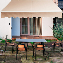 Tangkula 8"x 6.5" Retractable Awning