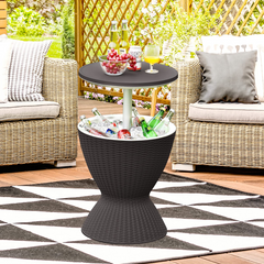 Tangkula Outdoor Cool Bar Table