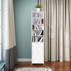 Tangkula 72 Inches Tall Cabinet, Bathroom Free Standing Tower Cabinet with Adjustable Shelves