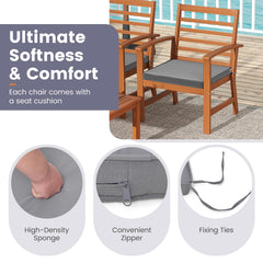 Tangkula 4 Pieces Outdoor Furniture Set