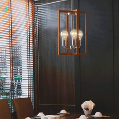 Tangkula 3-Light Pendant Lamps, Pendant Lighting Fixture (Dark Gold Nickel)