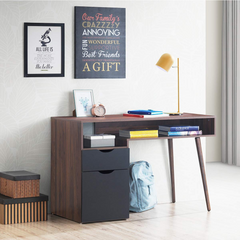 Tangkula Computer Desk with Drawers, Multipurpose Home Office Desk Writing Desk